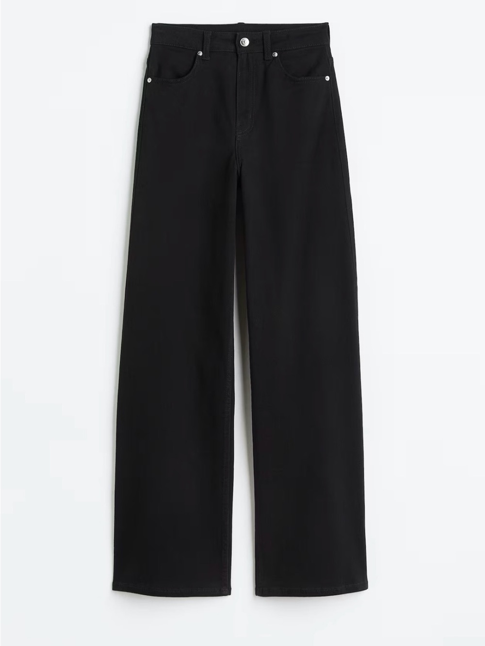 H&M Black Wide Leg Jeans